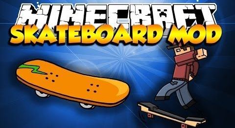 Skateboard V4 мод для Minecraft PE 0.11.0/0.10.5/0.10.4