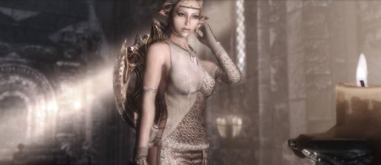 Emfy Cleric Robes UNP - CBBE - доспехи для Skyrim