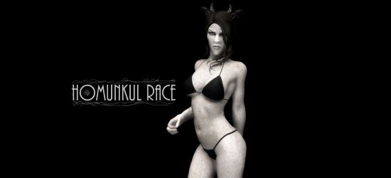 Homunkul Race Dawnguard Compatible - раса для Skyrim