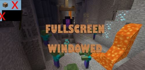 Fullscreen Windowed для Minecraft 1.8