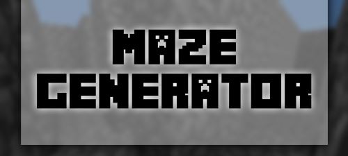 Maze Maker для Minecraft 1.9.2