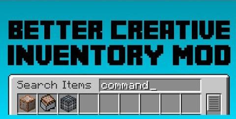 Better Creative Inventory для Minecraft 1.8
