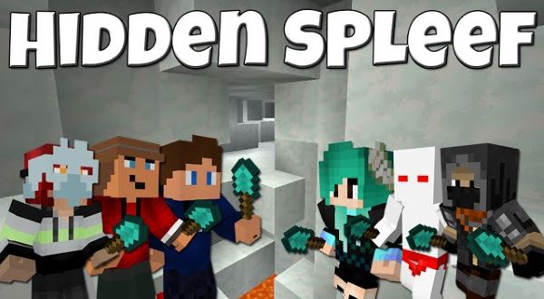 Hidden Spleef 6 Player Edition для Майнкрафт 1.10.2