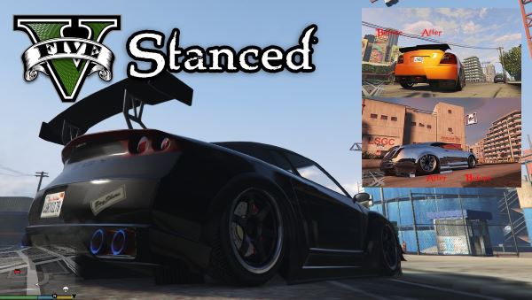 VStanced — низкая посадка машин для GTA 5
